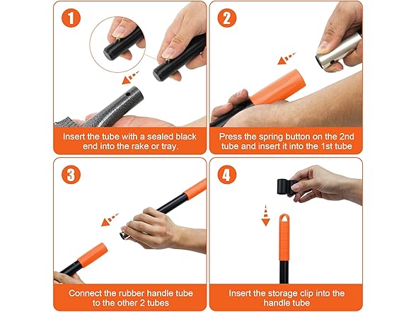 SZHLUX Dog Pooper Scooper Rake Set