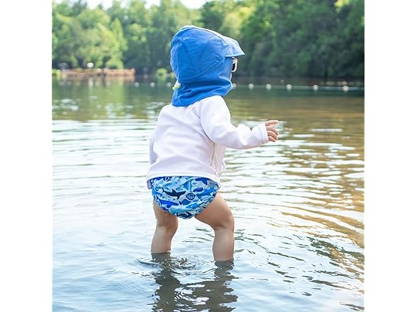 I Play Baby Sun Hat (0-6M) Navy