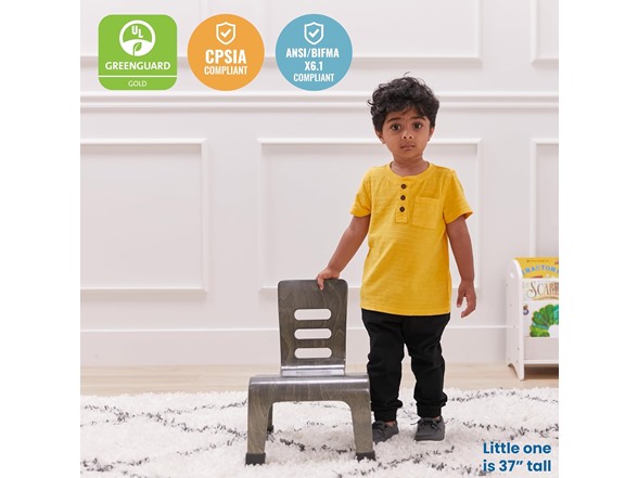 ECR4Kids Bentwood Chair, 8in Seat Height 2-Pack