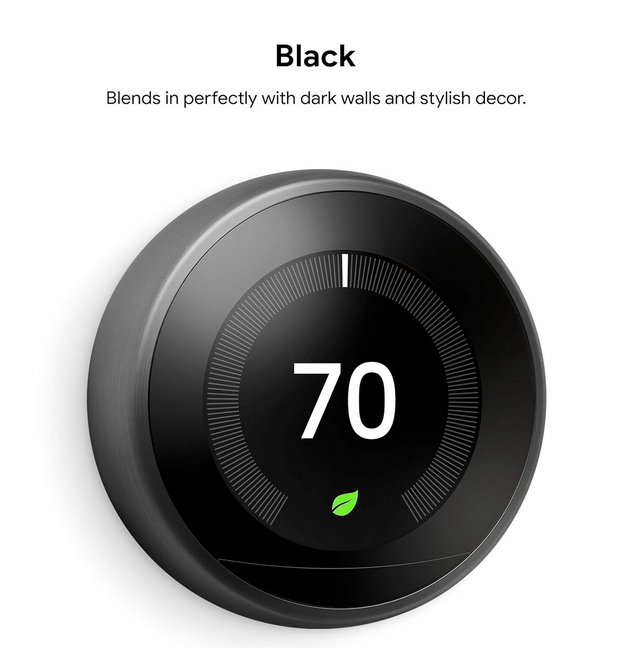 Google Nest 3rd Gen Thermostat Ref S&D Pick Color - Gallery 35