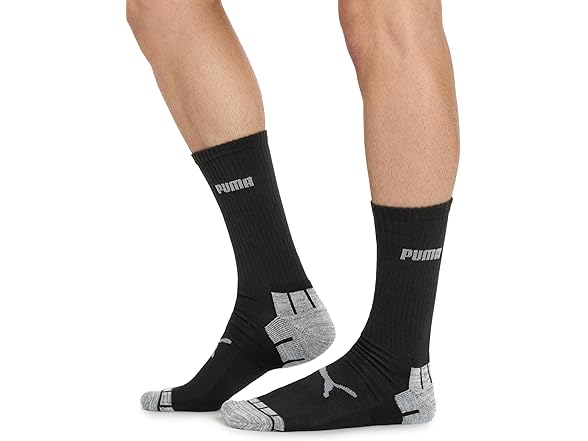 PUMA Mens Crew Running Socks