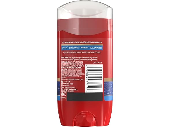 Old Spice Aluminum Free Deodorant Aqua Reef 3oz