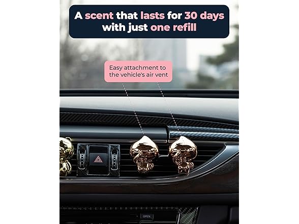 Saffron AURA Car Air Freshener Vent Clip