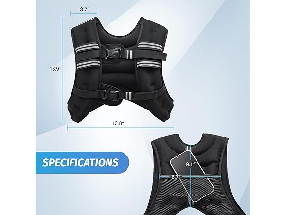 ZELUS Weighted Vest - 20lb
