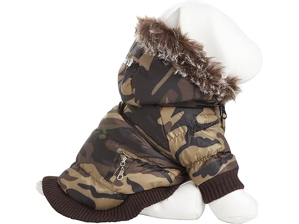 Pet Life ®  Metallic Winter Dog Coat