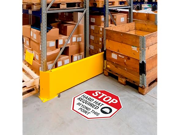 Stop Hard Hat Required Beyond This Point