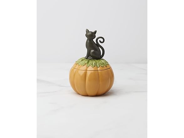 Lenox Haunted Halloween Covered Candy Jar
