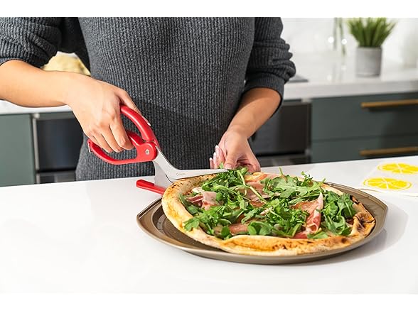 Cuisipro Pizza Shears, Red 