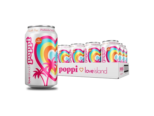 12PK Poppi Sparkling Prebiotic Soda Punch Pop