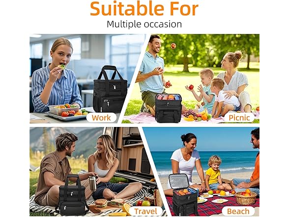Double Insulated Leakproof Lunch Bag