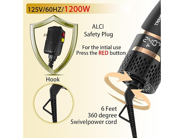 Nicebay Hair Dryer Brush, Hot Tools Blow Dryer