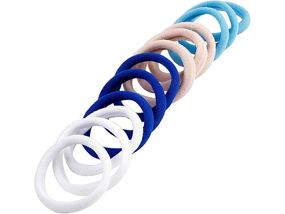 Bella Sleep + Spa Accessories - Seamless Elastic Hair Ties