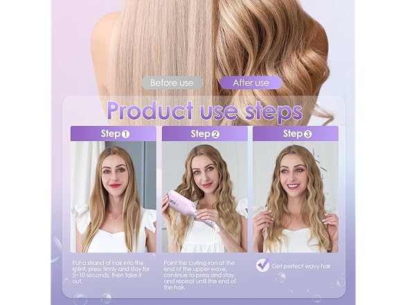 Curling Iron Hair Crimper Waver