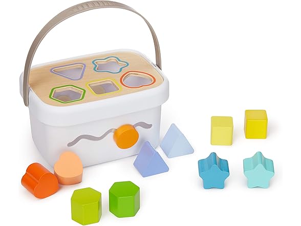 Amazon Basics Wooden Shape Sorter