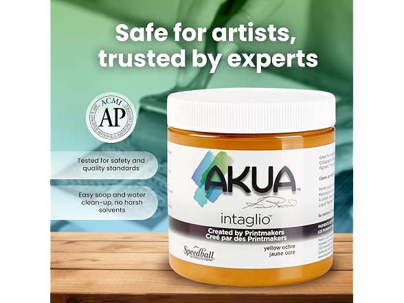 Akua Intaglio Water-Based Ink, 8-Ounce Jar - Gallery 7