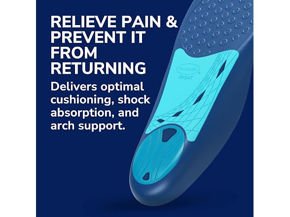 Dr. Scholls Plantar Fasciitis Sized to Fit Pain