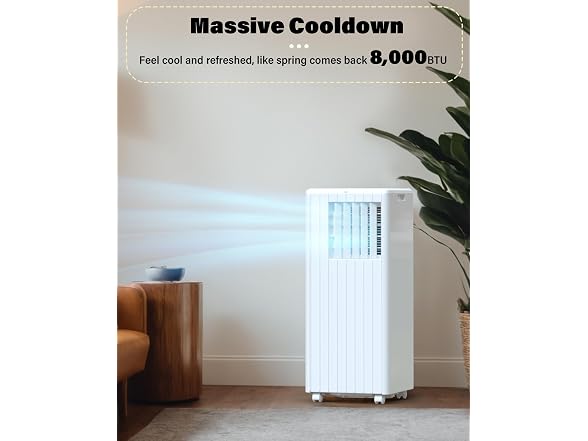 GAOMON 8,000 BTU Portable Air Conditioners 4-In