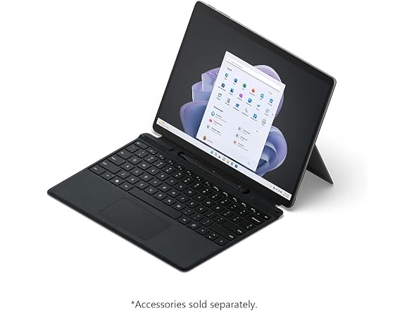 Microsoft Surface Pro 9 (2022), 13\" 2-in-1 Tablet & Laptop, Thin & Lightweight, Intel 12th Gen i5 Fast Processor for Multi-Tasking, 8GB RAM, 256GB Storage with Windows 11, Graphite Microsoft Copilot (Open Box)