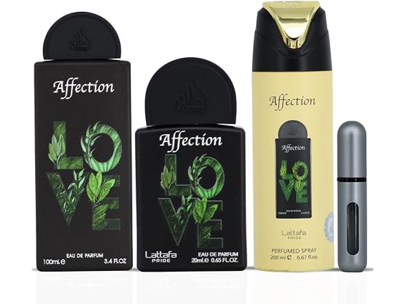 Lattafa Pride Affection for Men 3 Piece Gift Set