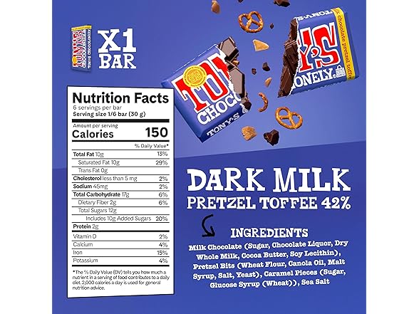 Tonys Chocolonely Super Duper Milk 6 Bars