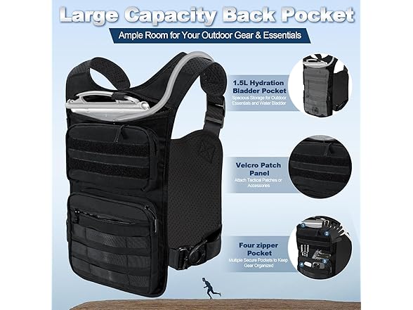 PORTHOLIC Hydration Running Vest