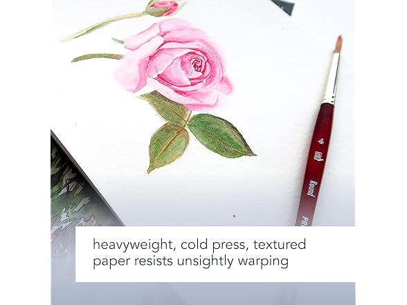 Canson Montval Watercolor Paper Art Book, White, 10x7 in