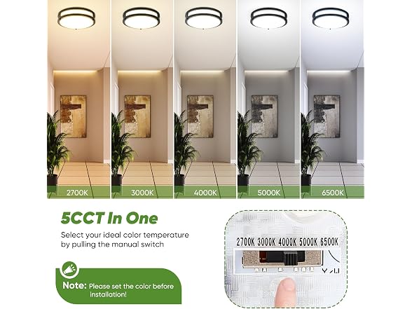 TOBUSA B0CJJKR5GY 2-Pack Ceiling Light Fixture