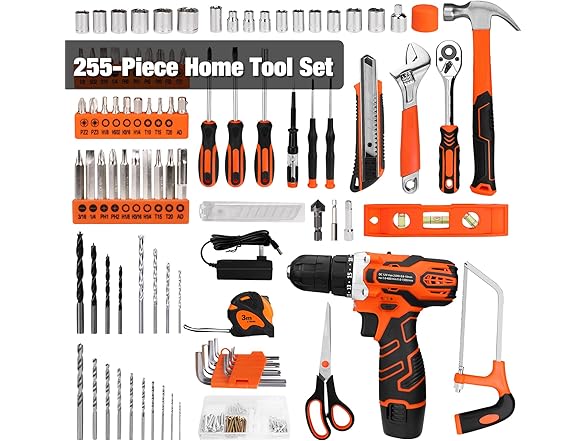 Thatool 255-Piece Tool Set with Drill