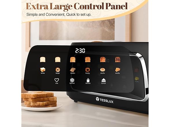 4 Slice Toaster Touch Screen