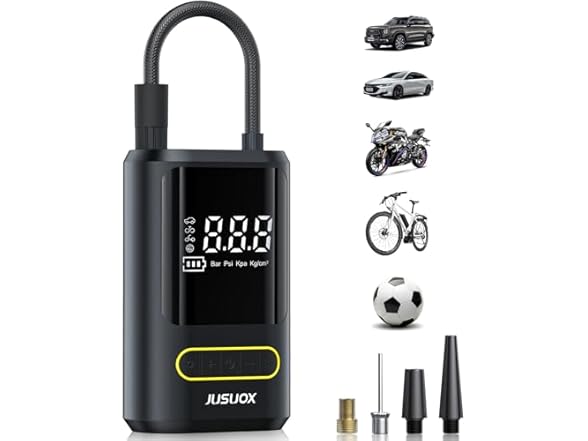 JUSUOX Tire Inflator Portable Air Compressor