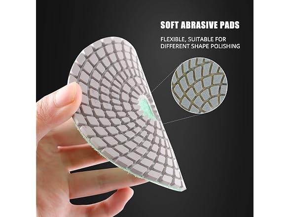 ZFE Diamond Wet Polishing Pads Set