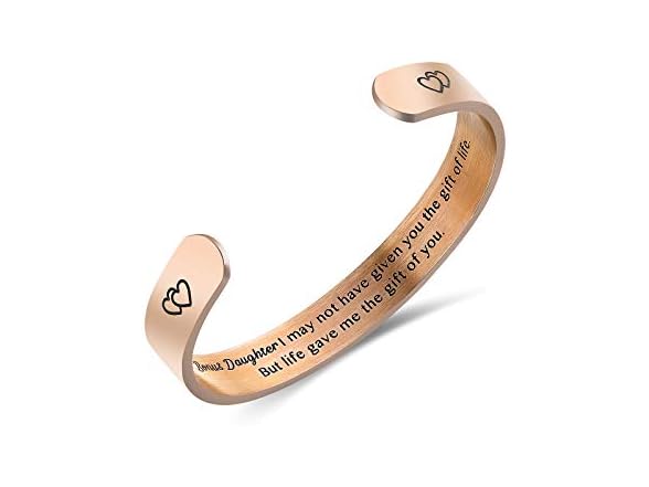 Daughter Bracelet Gift Bangle for Mom