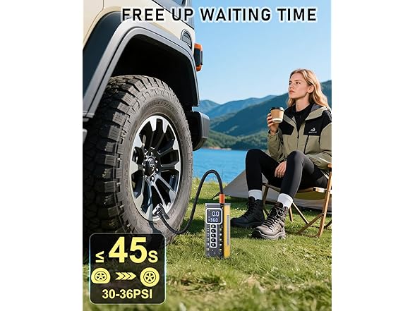 Teffim Portable Tire Inflator