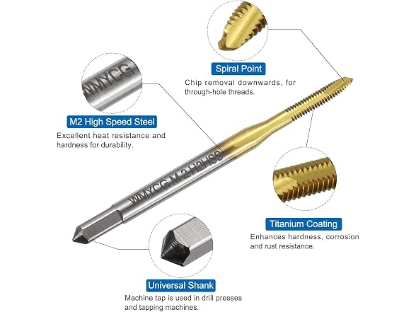 Athnevy FA2512002.3 Metric Tap & Drill Bit Set M3*