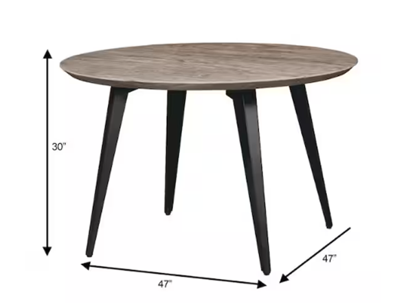 LeisureMod Ravenna Round Table