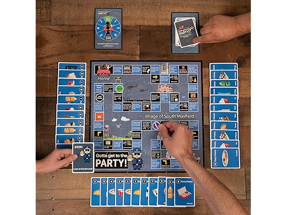 Gotta Get to The Party! Exciting Board Game