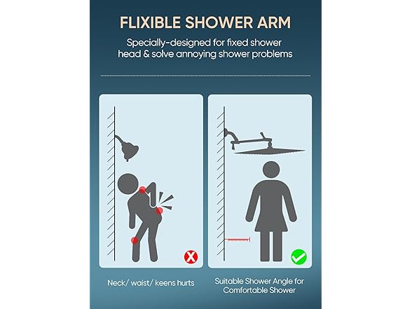 Cobbe 11" Shower Extension Arm