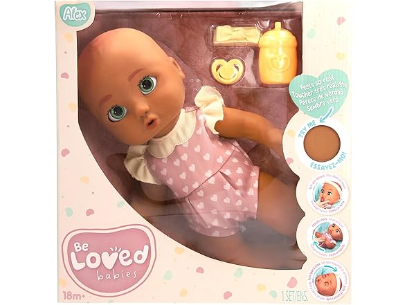 Be Loved Babies Alex 15" Realistic Soft Doll