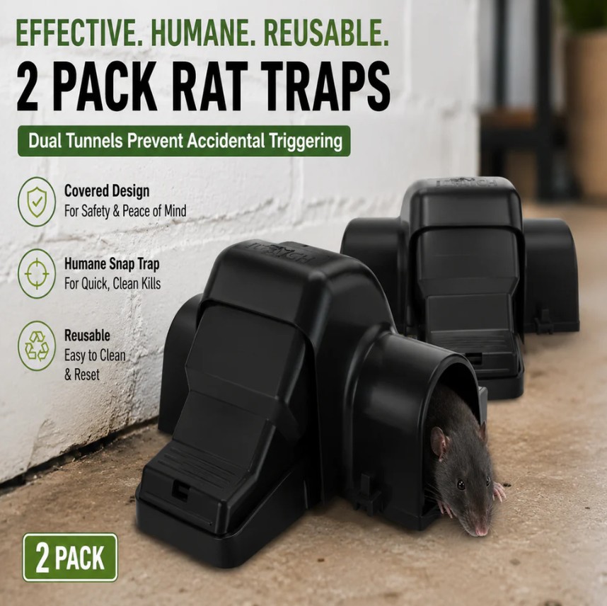 Hakol 2-Pack Heavy-Duty Rat & Chipmunk Traps - Gallery 10