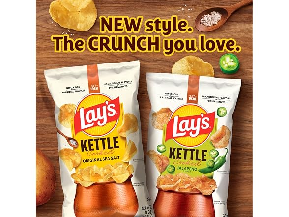 Lays Kettle Chips Jalapeno Cheddar Pack of 64