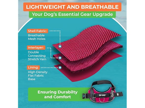 Joyride Summer Mesh No-Pull Dog Harness 2.0