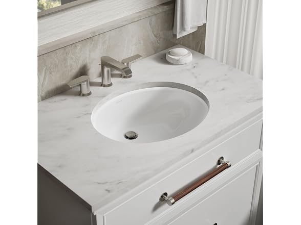 Kohler Caxton Oval 17 x 14 Undermount bathroo