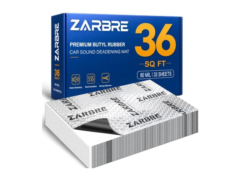 ZARBRE 80 Mil Sound Deadener 36 Sqft