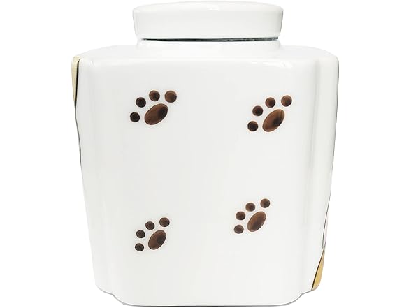 Qiulogfen Orange Animal Print Ceramic