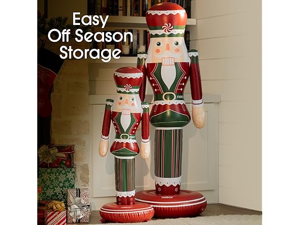 FUNBOY FUNBOY Peppermint Inflatable Nutcracker