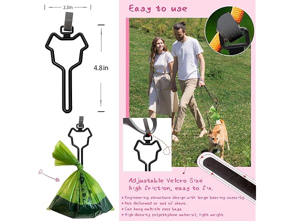 Kitiimeow Dog Poop Bag Dispenser,Super Soft