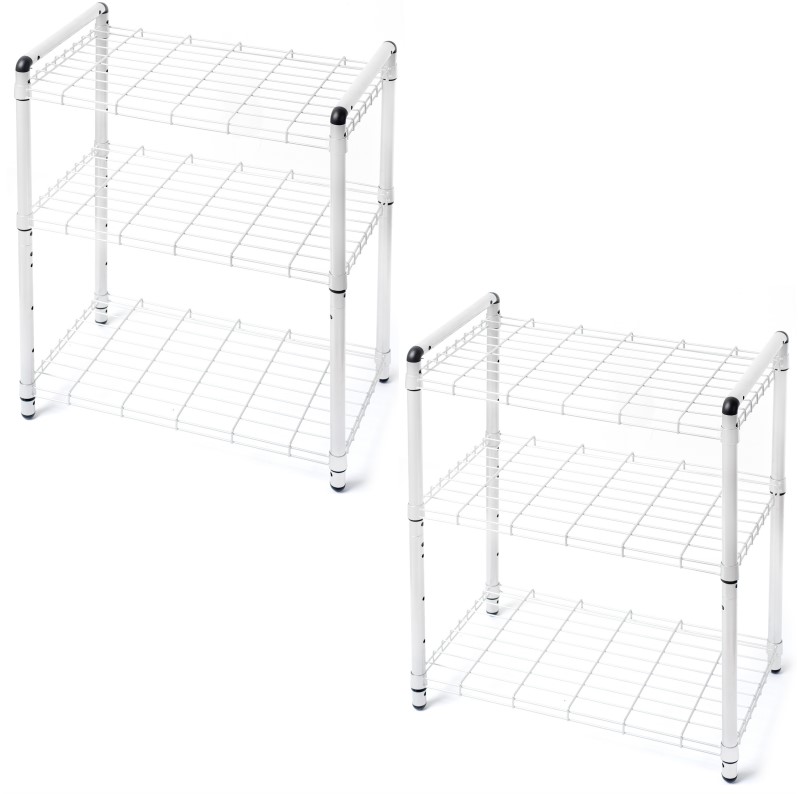 Delta WS1006B 2-Pack 3-Tier Wire Shelf, White - Gallery 8