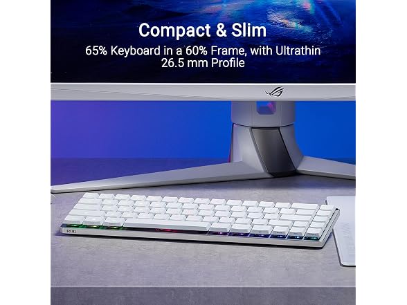 ASUS ROG Falchion RX Low Profile Keyboard, White