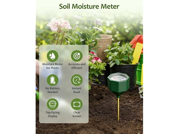 Jxikatx GAR-78 (2 Pack) Soil Moisture Meter