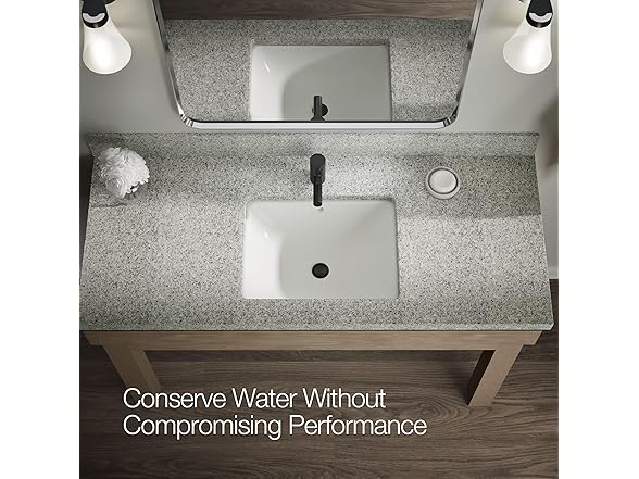KOHLER K-33590-4N-BL Elate® Short Single-Handle Bathroom Sink